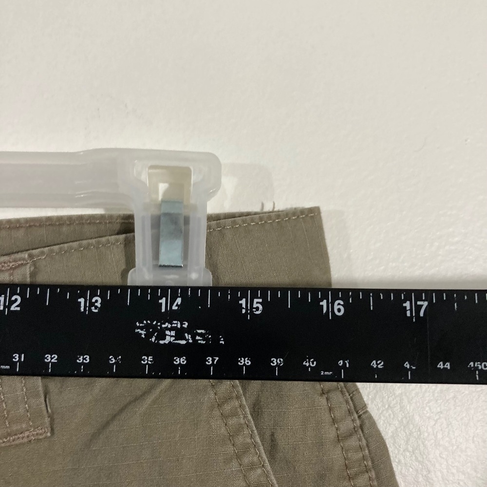 Wrangler Cargo Shorts Mens 30 Brown Ripstop Authentic Issue‎ Utility - Picture 4 of 10